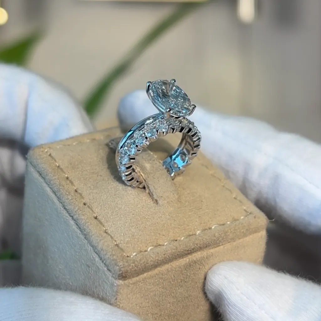 3ct oval solitaire