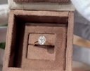 Sara Jomaa 2 ct moissante oval solitaire