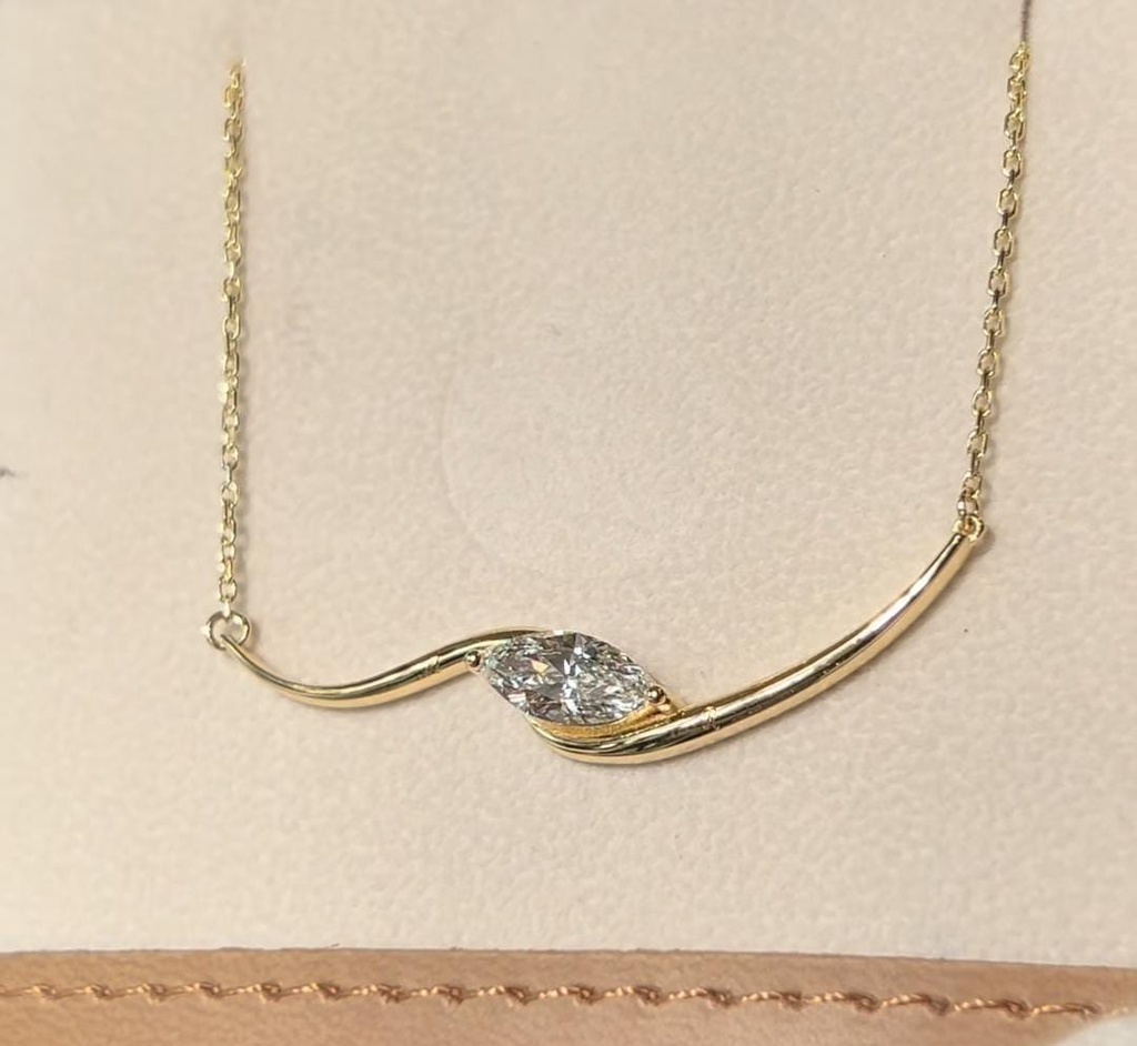 Ali zeinddine Marquise necklace lab