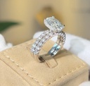 Mostafa Farhat-3ct lab diamond solitaire and alliance