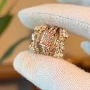 2.5ct lab diamond ring