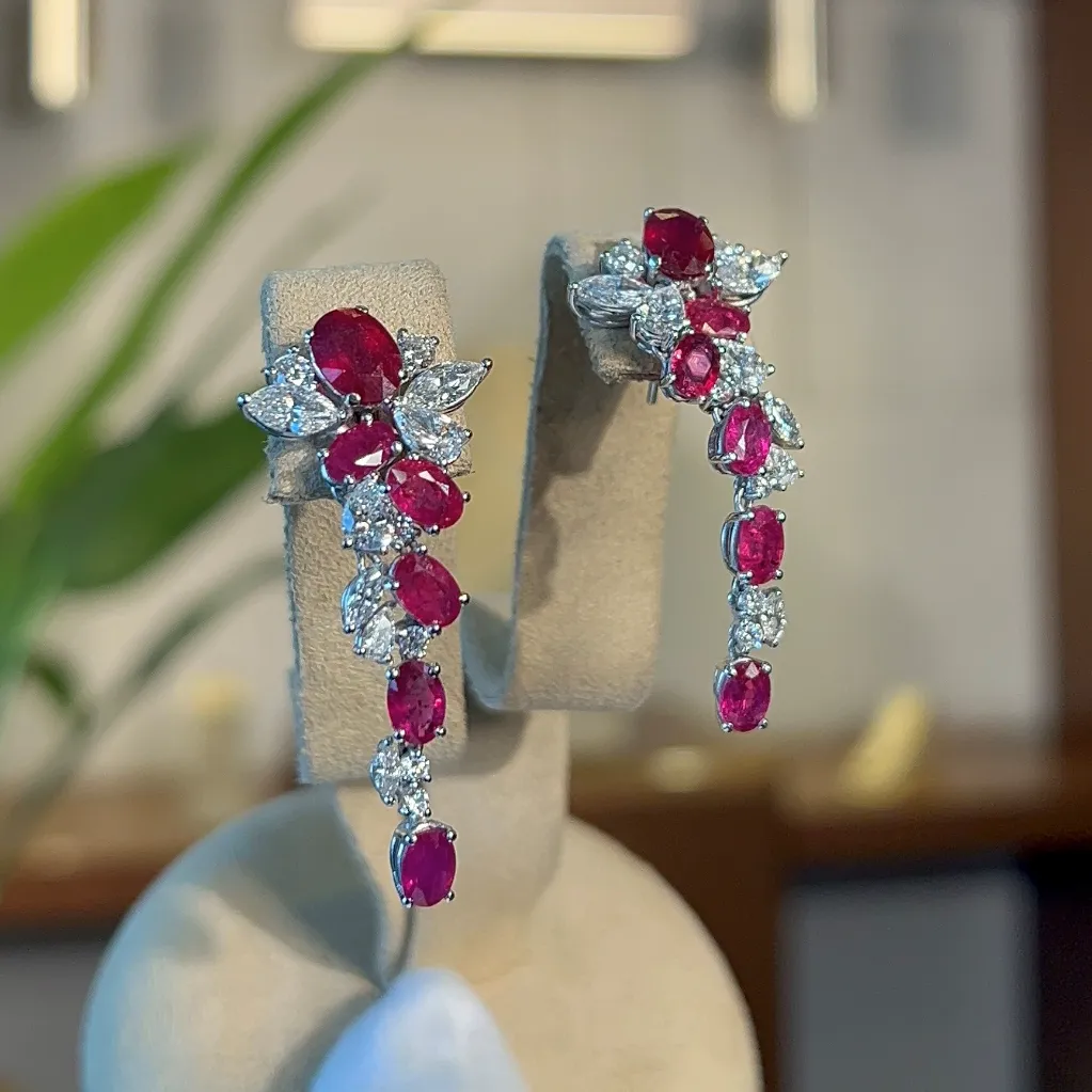 Ruby Lux Earrings