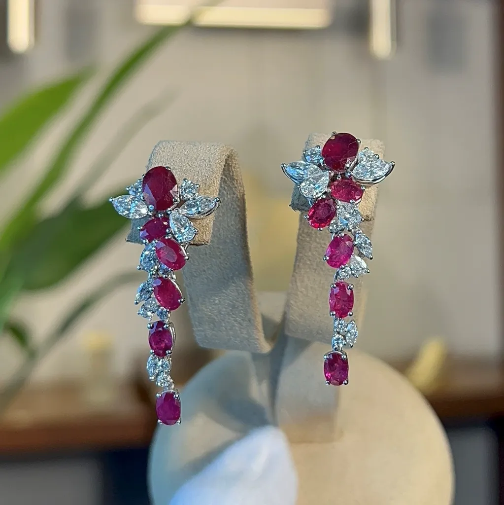Ruby Lux Earrings