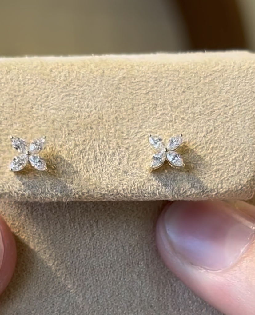 Nevin Araji Marquise earrings