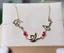 Rawan Asad-3 names necklace