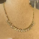 Lab Round Necklace