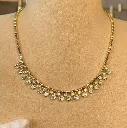 Lab Round Necklace