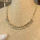 Lab Round Necklace