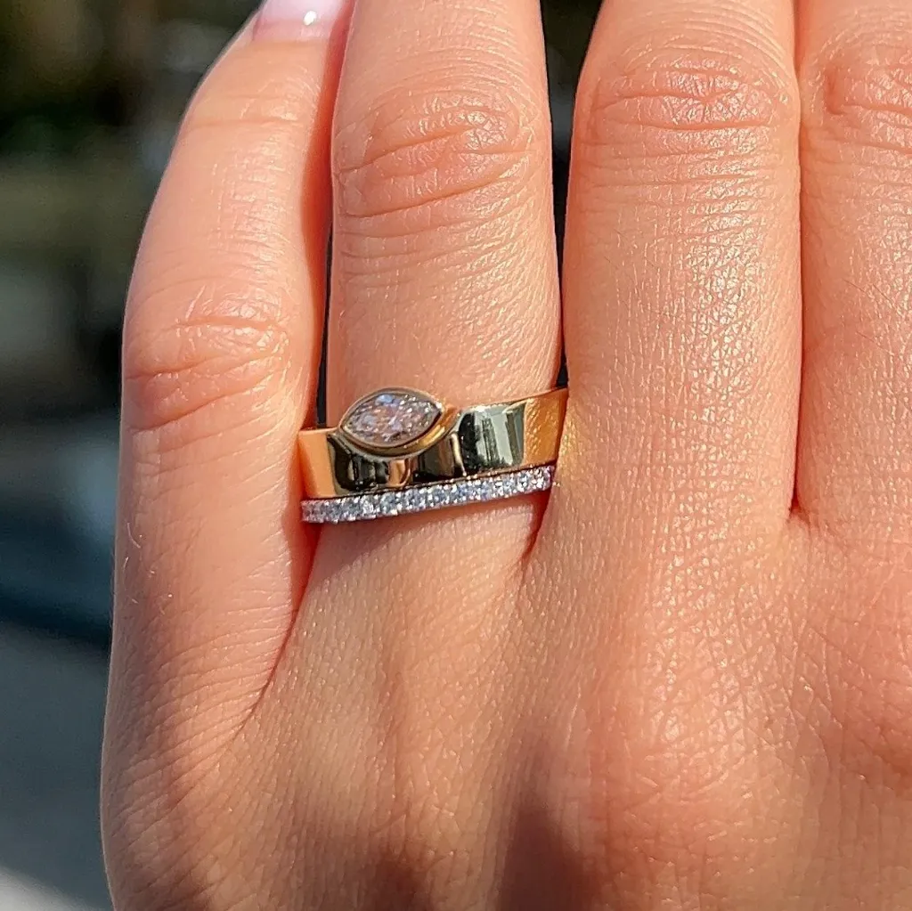 Marquise Simple Ring