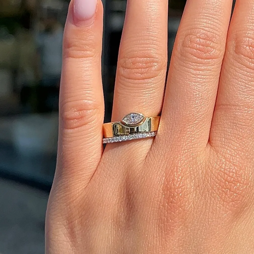 Marquise Simple Ring