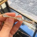 Natural Diamond Rosegold Bangle
