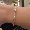 Natural Diamond Rosegold Bangle