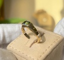 Rachelle Rachid Natural green stone ring
