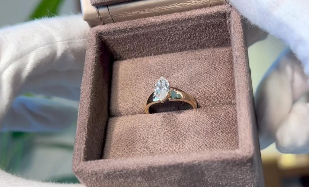 Fatima Rezan Osman lab marquise ring