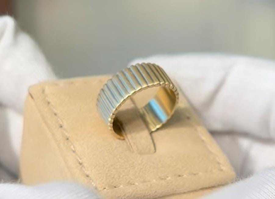 Yellow Gold Bold Ring