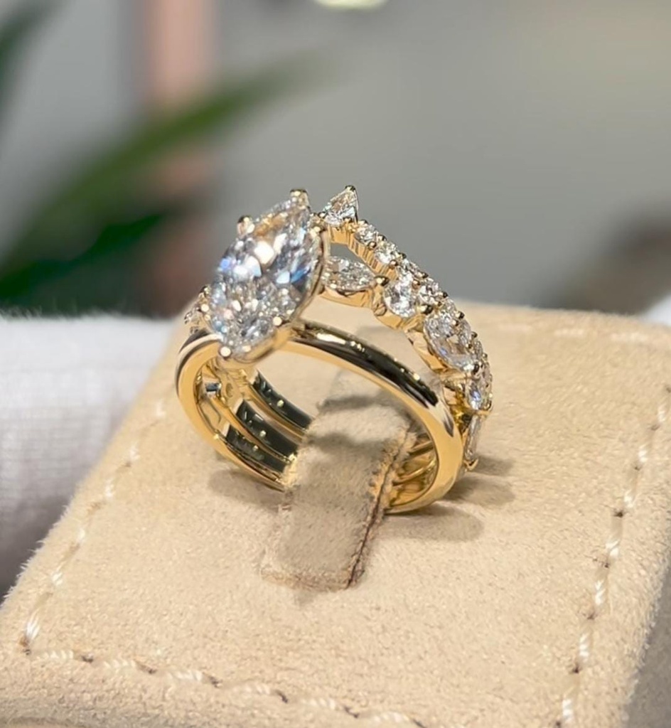 Ali Hmadeh-1.5ct solitaire and 2 bands