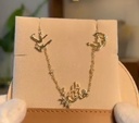 Fatima Milud-4 names necklace