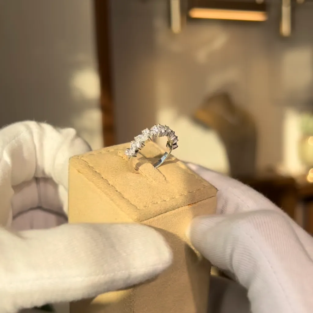 The Diamond Shine Wedding Band