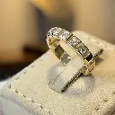 The geometric Wedding band