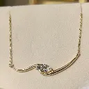 The Marquise Curve Necklace