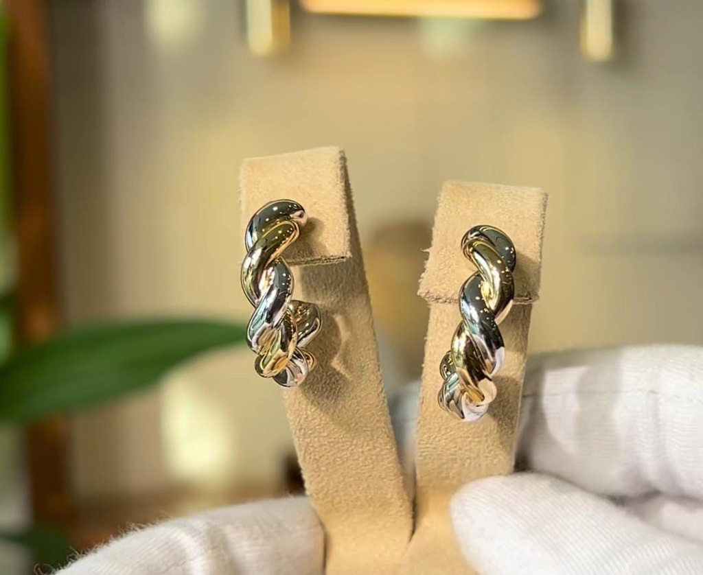 Jessenia Kunbaz Bold Curve Earrings