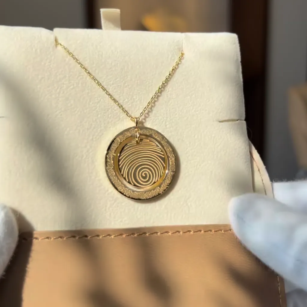 The Fingerprint Of Love Necklace