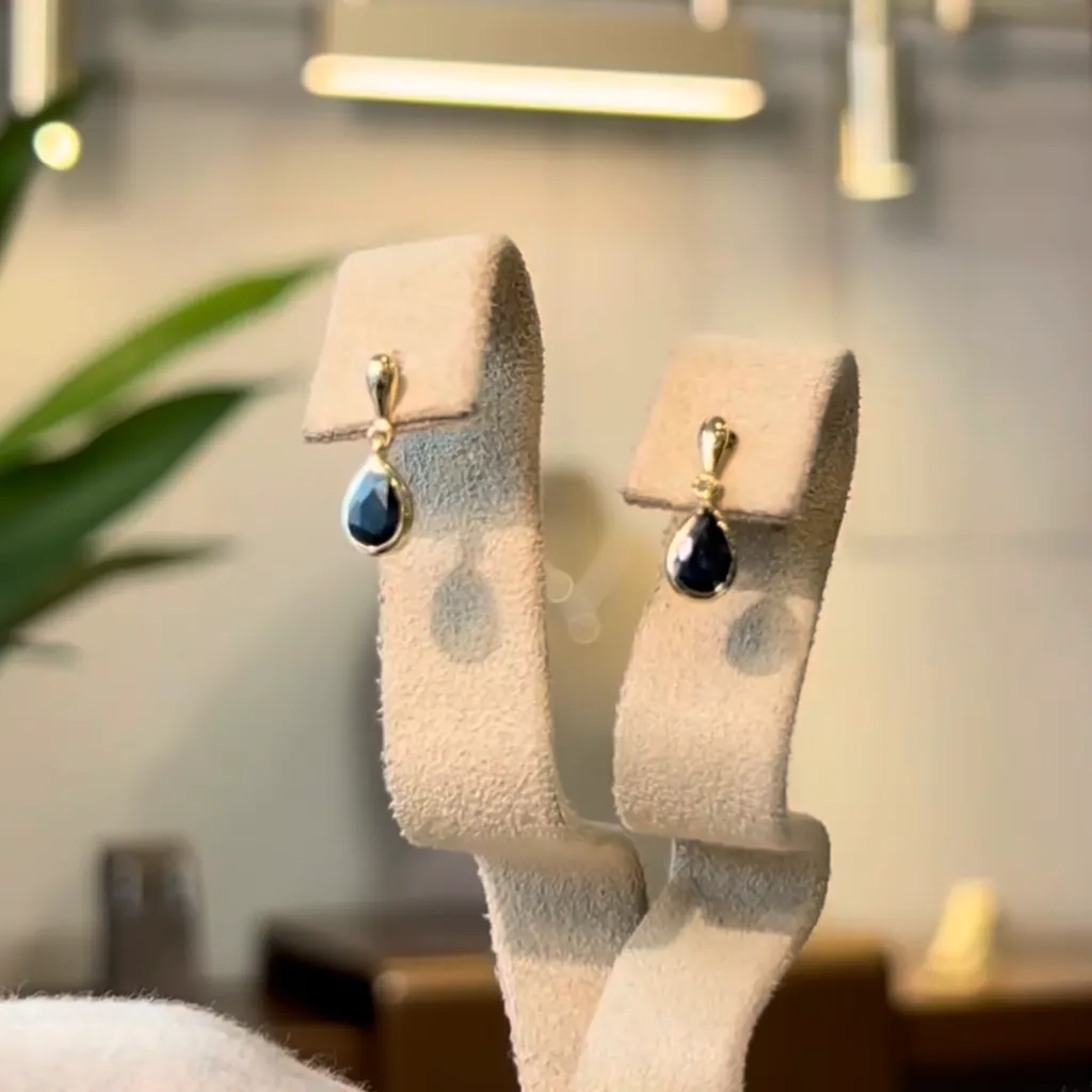 sapphire earrings