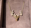 Rim Abdulkhalek Deer necklace