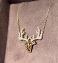 Rim Abdulkhalek Deer necklace