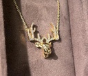Rim Abdulkhalek Deer necklace