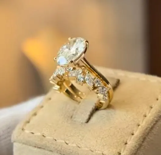 3ct solitaire and alliance