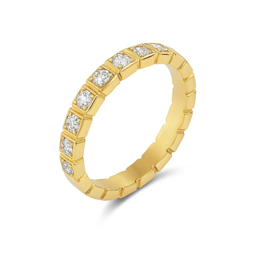 Geometric Wedding Band 