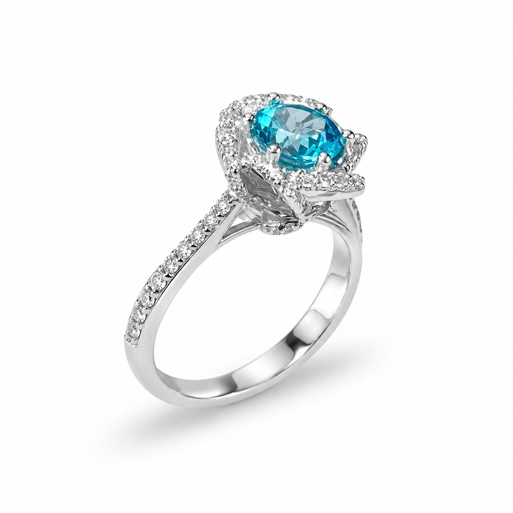 The Floral Blue Fusion