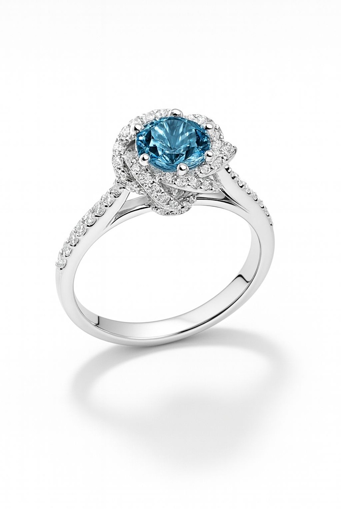 The Floral Blue Fusion