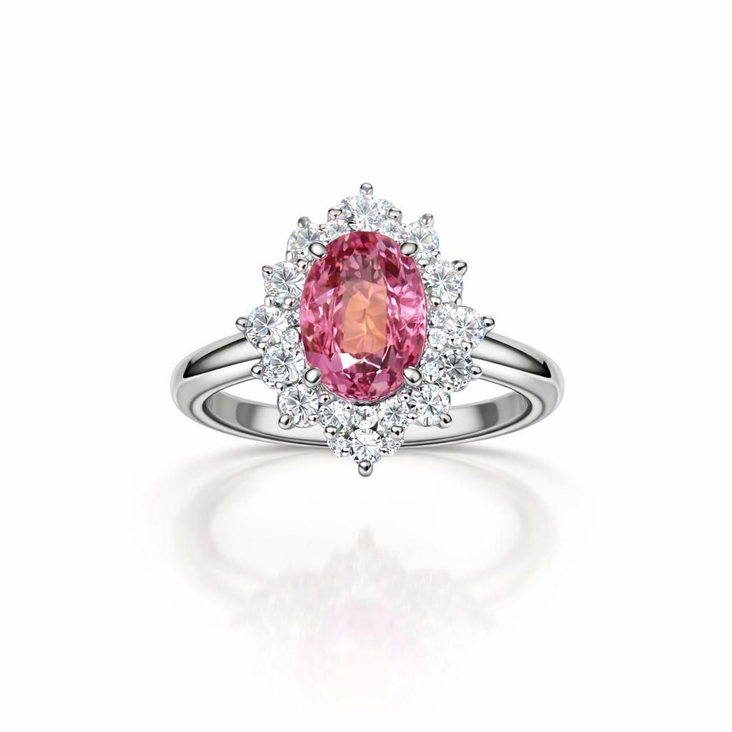 Tourmaline Charm Ring 