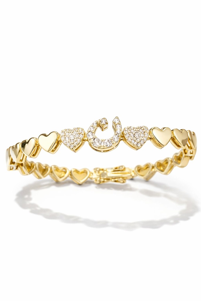Heart Letter ن Bracelet 