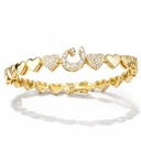 Heart Letter ن Bracelet 