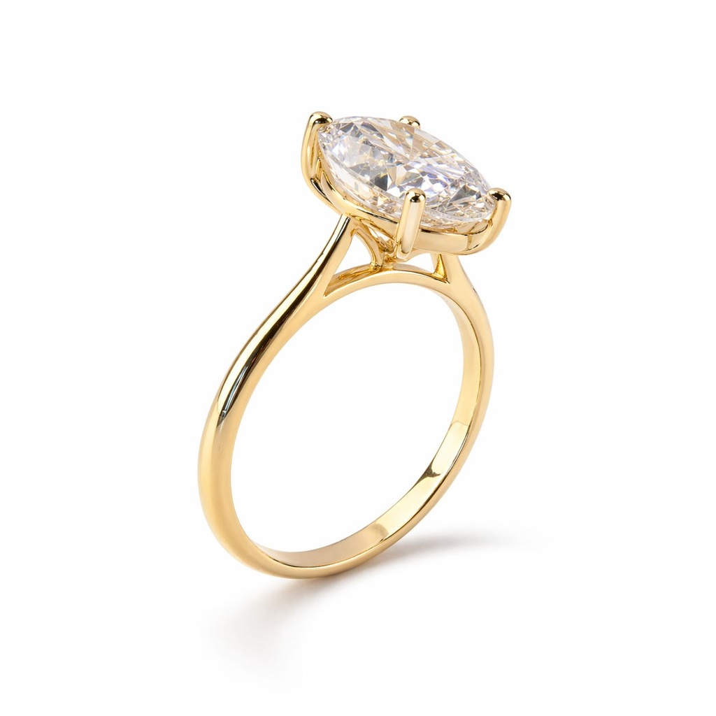 Elegant Beauty Oval Solitaire 