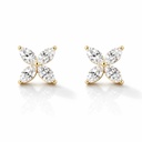 Floral Marquise earrings