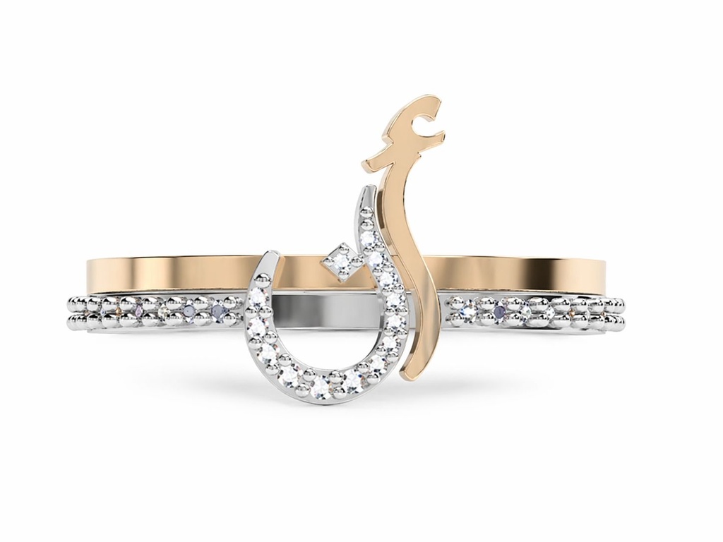 Lettering Rings أ ن