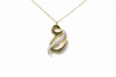 lettering necklace ع ر