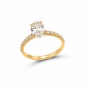 Oval Elegance Solitaire