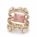 Rosy Cockatoo Ring Set