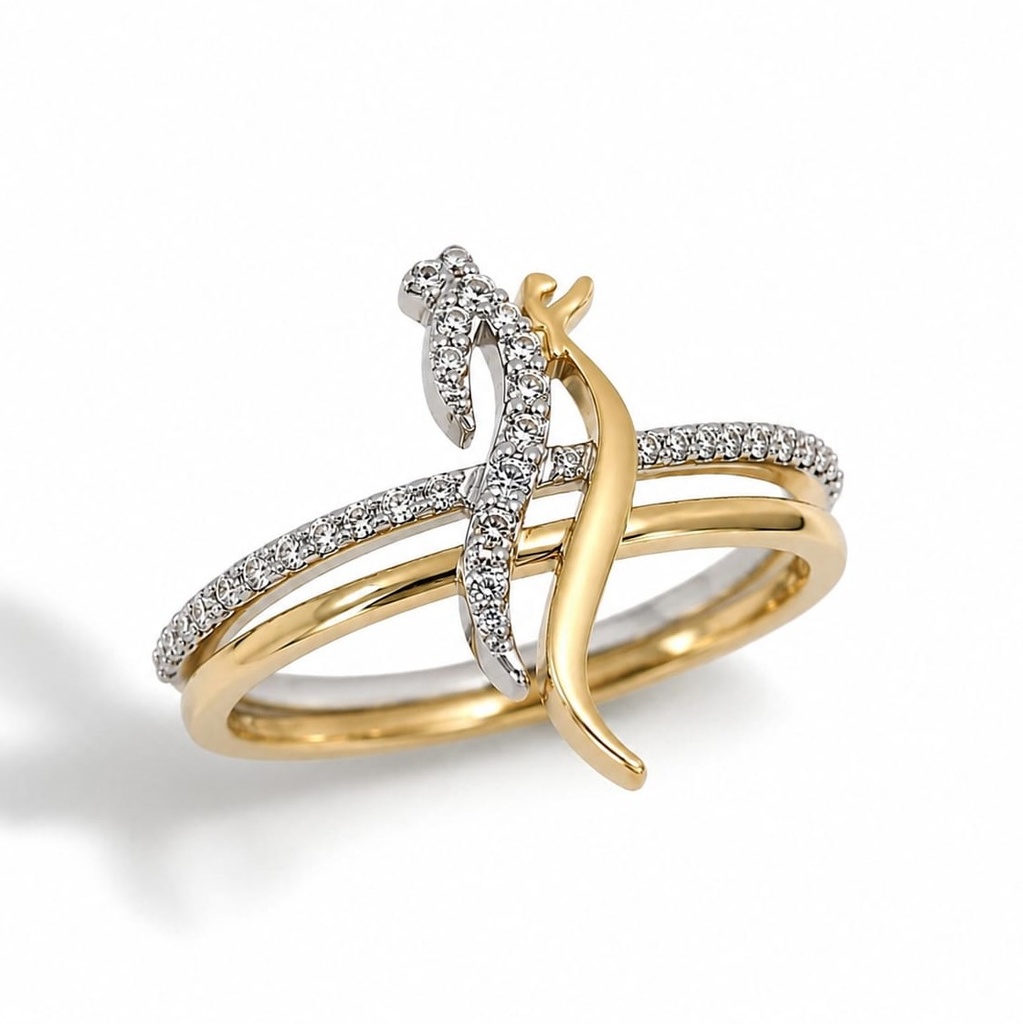 Personalized Lettering Ring  أ خ