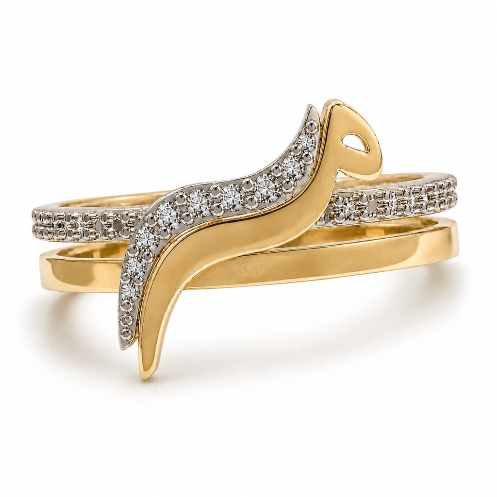 Personalized Lettering Ring م ر