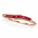 Baguette Ruby Bracelet 