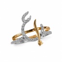 Personalized Lettering Ring ع إ
