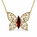 Butterfly Customized Letter Pendant